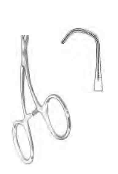 DE BAKEY-CASTANEDA TİTANYUM MİKRO VASKULER KLEMP  (B) 12 CM